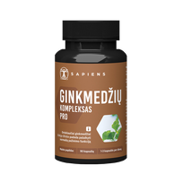 SAPIENS Ginkgo Complex PRO dengtos tabletės, 90 vnt.