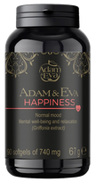 ADAM&EVA Happiness gerai savijautai ir atsipalaidavimui, kapsulės, 90 vnt.