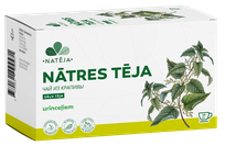 NATĒJA natūrali dilgėlių arbatos maišeliai, 24 vnt.