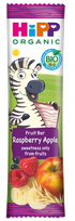 HIPP Organic Fruit Raspberry in Banana Apple batonėlis, 23 g