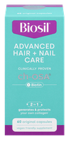 BIOSIL Advanced Hair+ Biotin kapsulės, 60 vnt.