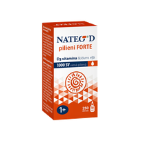 NATEO D Forte 1000 SV imunitetui ir kaulams lašai, 10 ml