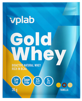 VPLAB Gold Whey  baltymas profesionaliems sportininkams, vanilės skonio,  milteliai, 30 g