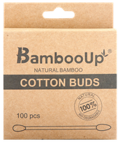 BAMBOO UP medvilniniai krapštukai, 100 vnt.