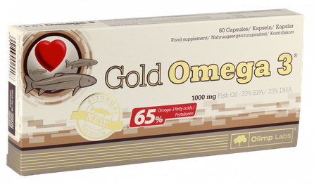 OLIMP LABS Gold Omega 3 kapsulės, 60 vnt.