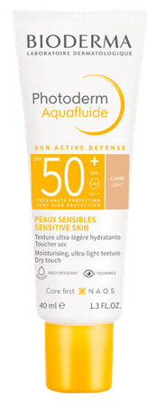 BIODERMA Photoderm MAX SPF 50+ (tinted) akvafluidas, 40 ml
