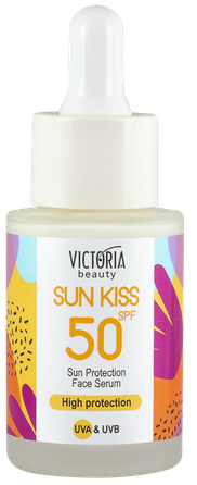 VICTORIA BEAUTY Sun Kiss  apsaugantis nuo saulės SPF50 serumas, 30 ml