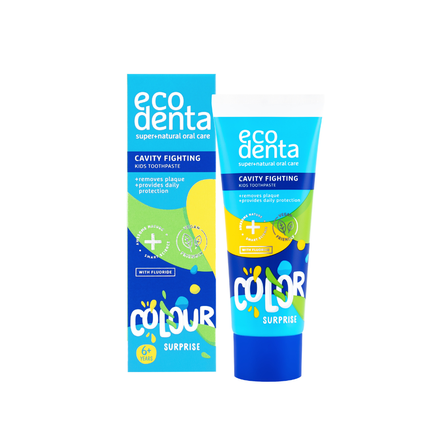 ECODENTA spalvota  dantų pasta, 75 ml
