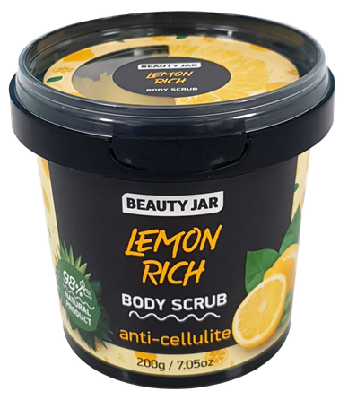 BEAUTY JAR Lemon Rich šveitiklis, 200 g