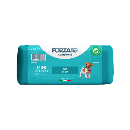 FORZA10 Maintenance Puppy Mini, su žuvimi, mažų veislių šuniukams sausas pašaras, 2 kg