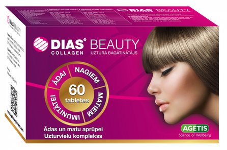 DIAS Beauty Collagen kolagenas, 60 vnt.