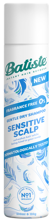 BATISTE sensitive sausas sausas šampūnas, 200 ml