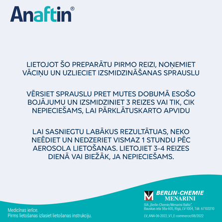 ANAFTIN   Spray purškiklis, 15 ml