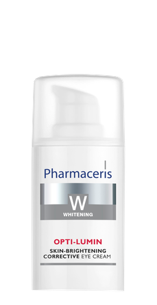 PHARMACERIS W Opti-Lumin Skin-Brightening Corrective paakių kaukė, 15 ml