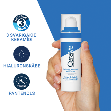 CERAVE Hudrating Hyaluronic Acid serumas, 30 ml