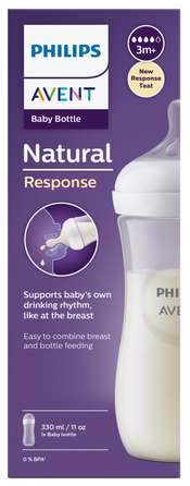 PHILIPS Avent Natural Response 3m+ buteliukai, 1 vnt.