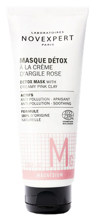 NOVEXPERT  Magnesium Detox with Creamy Pink Clay veido kaukė, 75 ml