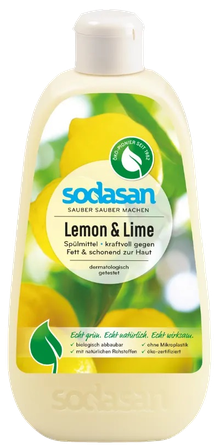 SODASAN Lemon and Lime indų ploviklis, 500 ml