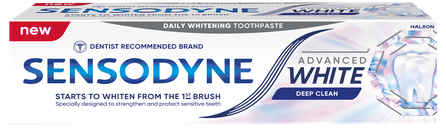 SENSODYNE Advanced White Deep Clean, balinanti dantų pasta, 75 ml