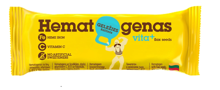 HEMATOGENS plytelė, 50 g