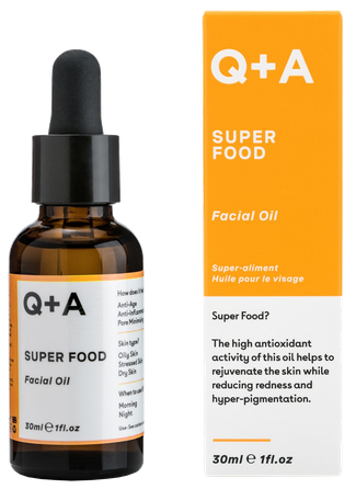 Q+A Super Food Facial  veido aliejus, 30 ml