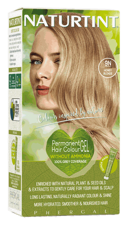 NATURTINT Honey Blonde 9N,  ilgalaikiai, be amoniako plaukų dažai, 1 vnt.