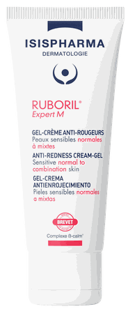 ISISPHARMA Ruboril Expert M mažinantis odos paraudimą gelis-kremas, 40 ml