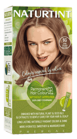 NATURTINT Dark Golden Blonde 6G ilgalaikiai, be amoniako plaukų dažai, 1 vnt.