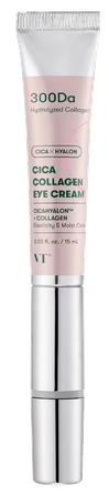 VT COSMETICS Cica Collagen, stangrina, drėkina ir glotnina  paakių kremas, 15 ml