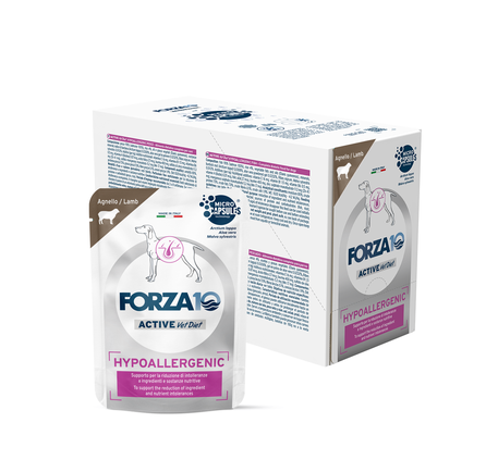 FORZA10 Active VetDiet hipoalerginis, su ėriena, šunims šlapias maistas, 100 g