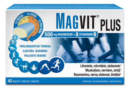 MAGVIT Plus tabletės, 42 vnt.