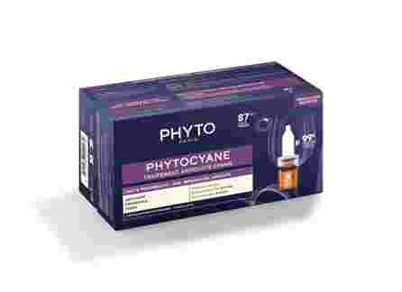 PHYTO Anti-Hair Loss procedūra nuo plaukų slinkimo moterims,  ampulės, 12 vnt.