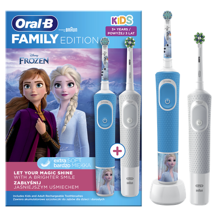 ORAL-B Family Pack Frozen Elektriniai Dantų Šepetėliai rinkinys, 1 vnt.