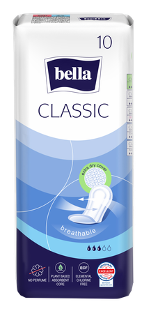 BELLA BELLA Classic higieniniai paketai, 10 vnt.