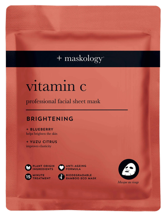 MASKOLOGY  With Vitamin C veido kaukė, 22 ml