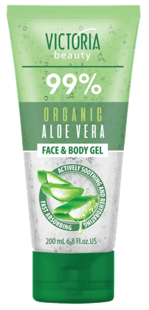 VICTORIA BEAUTY Aloe Vera 99% vėsinantis, drėkinantis gelis, 200 ml