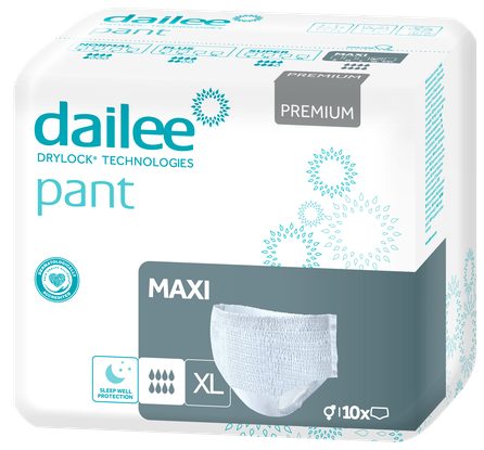 DAILEE Premium Maxi XL sauskelnės-kelnaitės, 10 vnt.