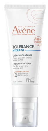 AVENE Tolerance Hydra-10 Hydrating veido kremas, 40 ml