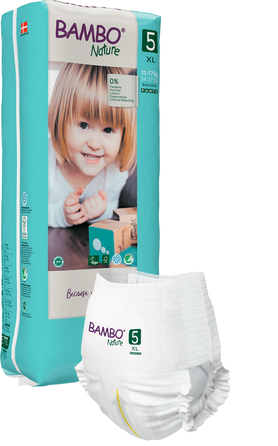 BAMBO NATURE Nature Nature Tall (11-17 kg)  Dydis 5 sauskelnės, 38 vnt.