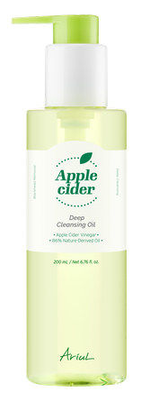 ARIUL Apple Cider Deep Cleansing efektyviam makiažo, riebalų ir nešvarumų pašalinimui  valomasis aliejus, 200 ml
