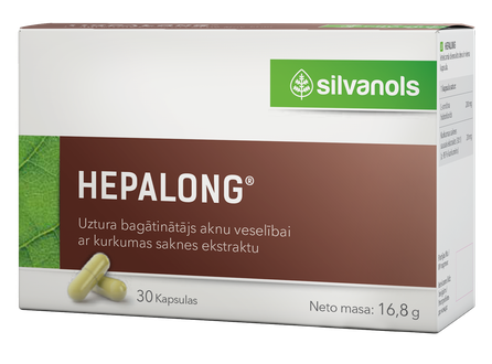 HEPALONG kapsulės, 30 vnt.
