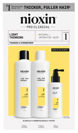 NIOXIN System 1 Kit Light Thinning rinkinys, 1 vnt.