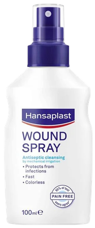 HANSAPLAST purškalas žaizdoms dulksna, 100 ml
