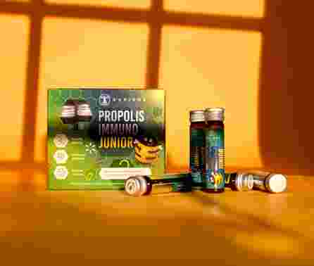 SAPIENS Propolis Immuno Junior ampulės, 12 ml