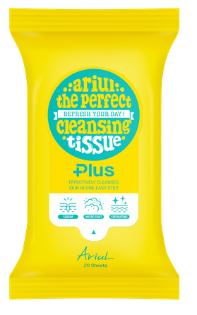 ARIUL The Perfect Cleansing, pašalinančios makiažą, nešvarumus ir riebalų perteklių  servetėlės, 20 vnt.