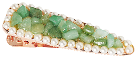 CRYSTALLOVE Aventurine plaukų segtukas, 1 vnt.