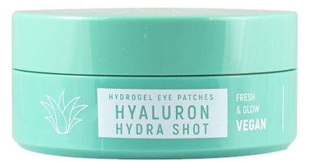VICTORIA BEAUTY Hyaluron Hydra Shot su niacinamidu ir žaliąja arbata paakių pagalvėlės, 60 vnt.