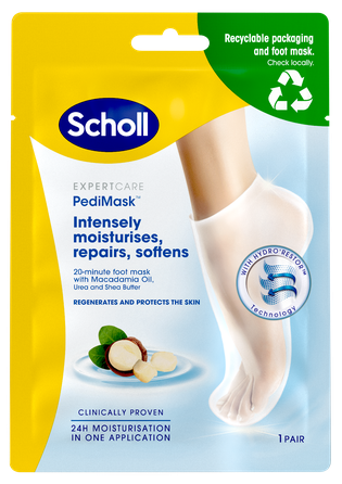 SCHOLL Dry Skin pėdų kaukė, 1 pora