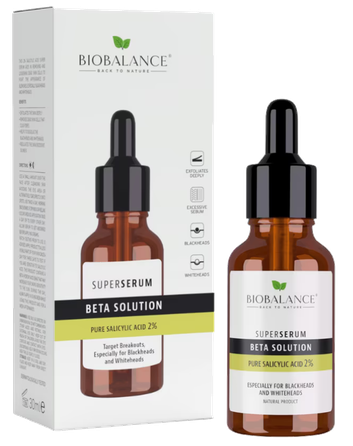 BIOBALANCE Beta Solution Pure Saliciylic Acid 2 % Super serumas, 30 ml