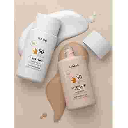 BABE Super Fluid Color Sunscreen SPF 50 apsauginis kremas nuo saulės, 50 ml